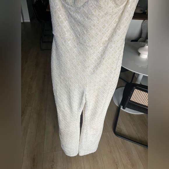 Nadine Merabi White Jumpsuit - Picture 7 of 8